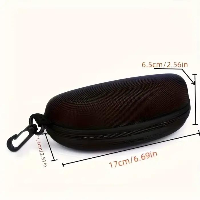 Boîte de protection de lunettes de soleil à fermeture éclair Portable, 5 paquets, étui à lunettes, b