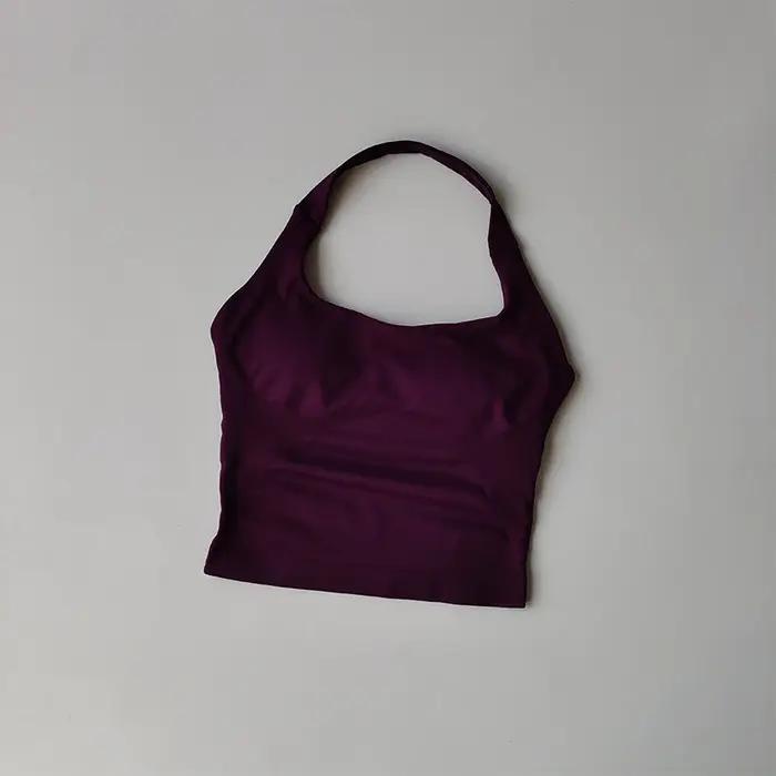 Gilet de Yoga à col licou, résistant aux chocs, sous-vêtements de sport, haute résistance, Fitness,