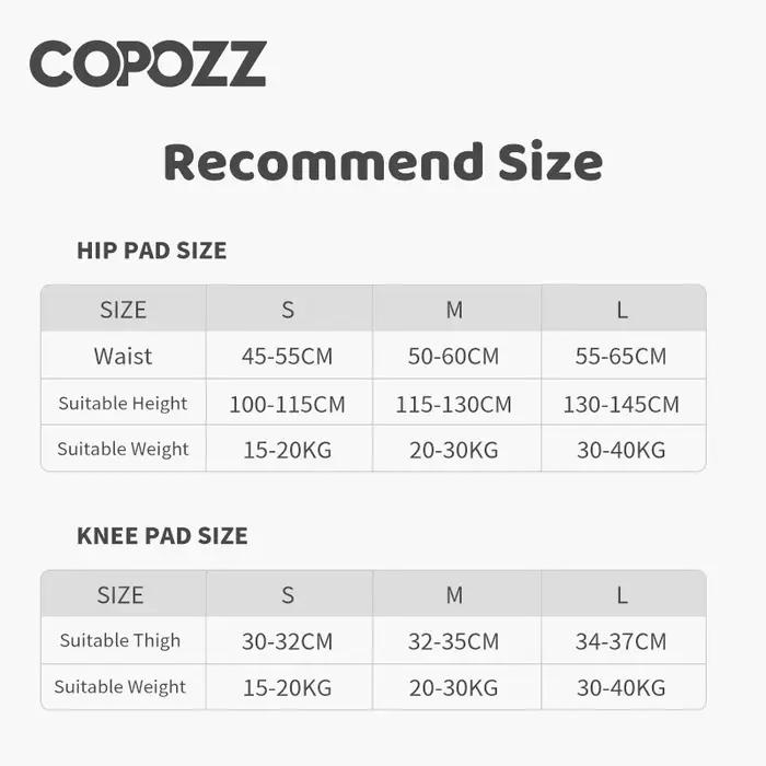 Coussinet de protection des hanches pour enfants COPOZZ short snowboard patins à roulettes protection hanches sécurité maximale activités extérieures loisirs sportifs d'hiver