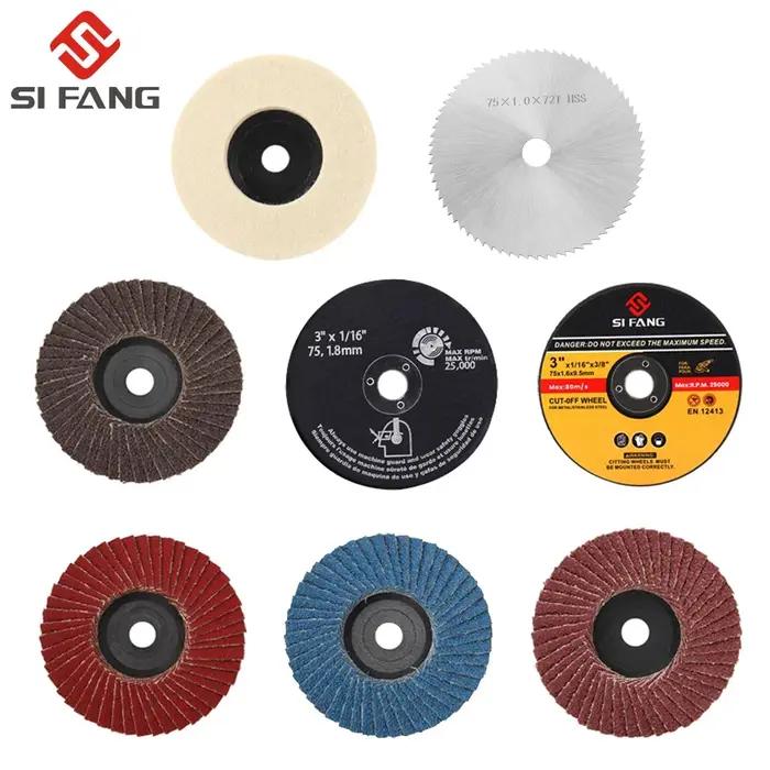 Mini meuleuse d'angle 75mm, disque de coupe circulaire en résine, lames de scie, disque pour couper
