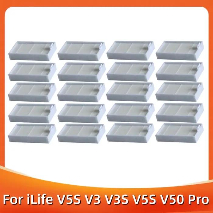 Filtre Hepa pour aspirateur robot iLife, pièces d'accessoires, V5S, V3, V3S, V5S, V50 Pro, V55, X5,