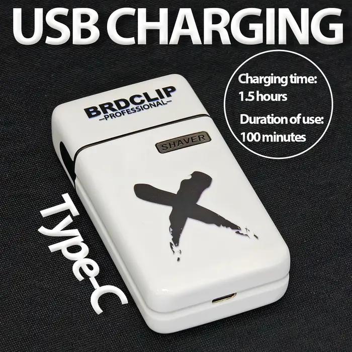 Rasoir électrique professionnel BRDCLIP Tondeuse à barbe FK-701 Mini tondeuse à cheveux masculins Ma