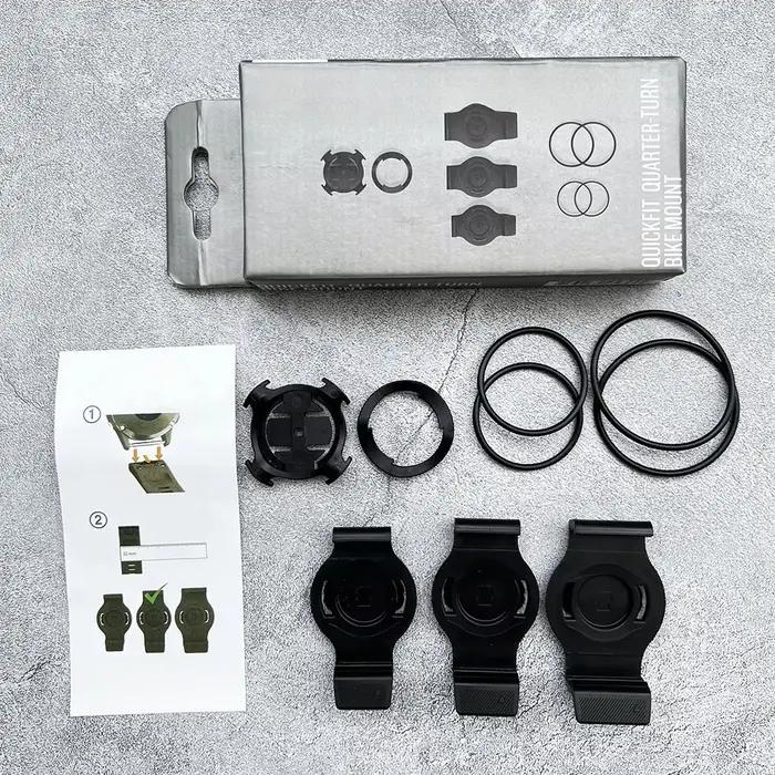 Kit de fixation rapide pour montre sur vélo, adaptateur 20mm 22mm 26mm, support de guidon à quart de