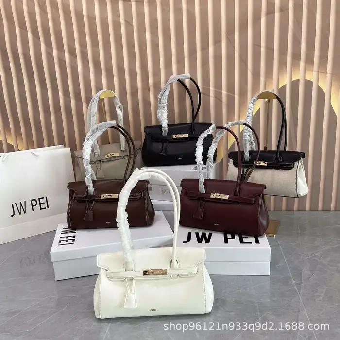 Sac à main 2026JW PEI Law Stick pour femme – Petit format, avec serrure, à porter à l'épaule ou sous