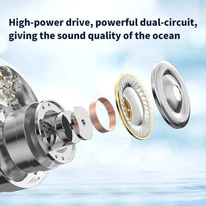TRN Conch-Écouteurs intra-auriculaires dynamiques à diaphragme en diamant DLC