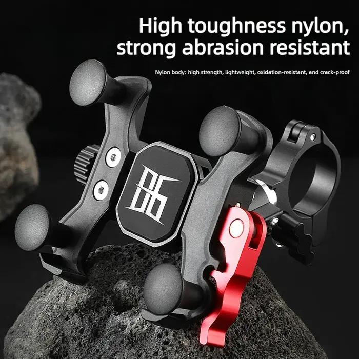 Support de téléphone pour vélo et moto clip gps rotatif 360 degrés adaptable pour randonnée vtt course cycliste activités outdoor