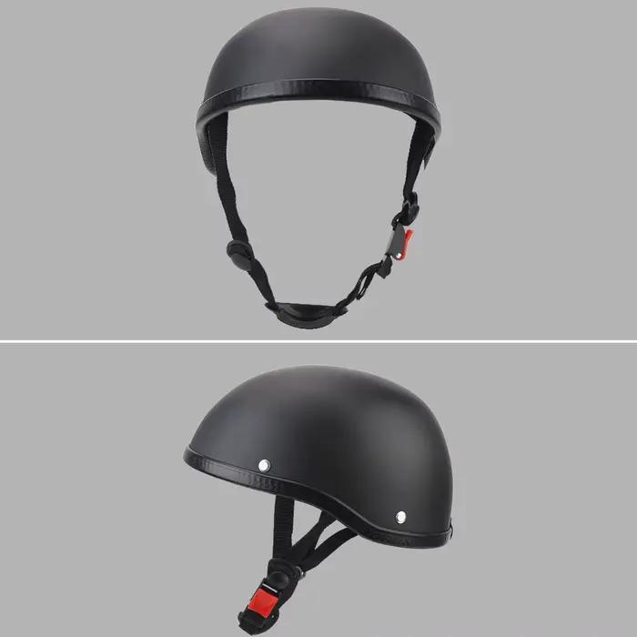 Casque de moto rétro demi-visage protection sécurité cyclisme ultraléger accessoire mode occassions spéciales femmes hommes vintage