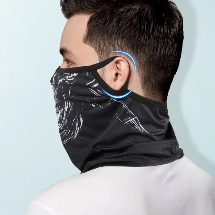Bandana d'été tête de mort 3D pour hommes et femmes, écharpe triangle, cyclisme, randonnée, chasse,