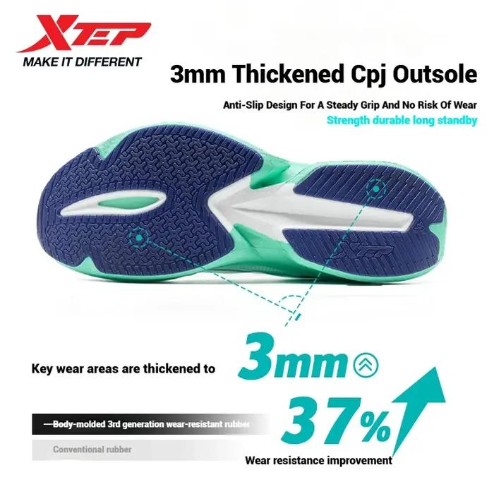 Xtep une pièce modèle 3.0 hommes chaussures de course 2025 printemps confortable stabilité coussin r