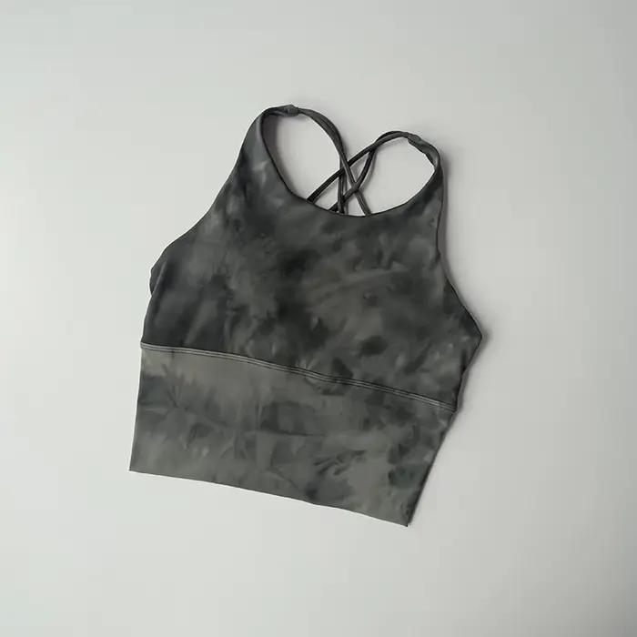 Lingerie de sport Sexy, combinaison de course antichoc, soutien-gorge d'entraînement, Fitness, teint