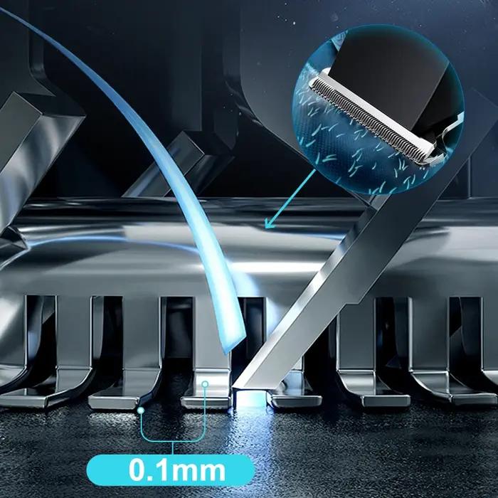 Conception de tête de coupe réglable avec chargement USB pour tondeuse à cheveux électrique coupe de