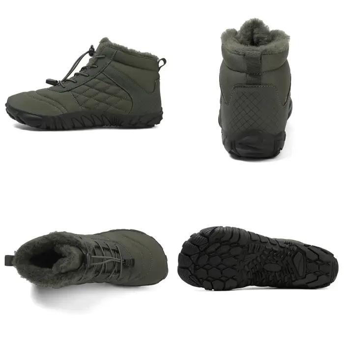 Bottes de randonnée pieds nus d'hiver minimalistes chaudes et imperméables pour homme et femme occasions hivernales activités outdoor