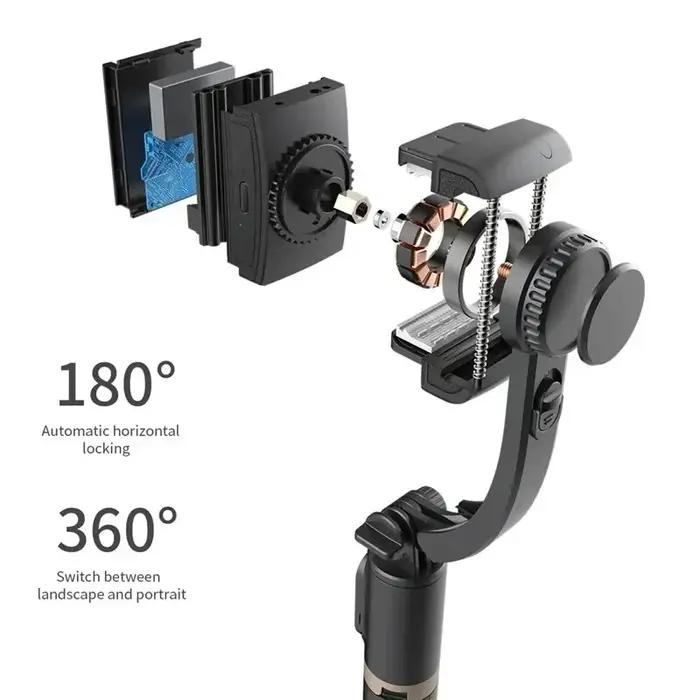 Stabilisateur de cardan portatif, bâton de Selfie, Action de Smartphone, trépied Bluetooth Kameralar