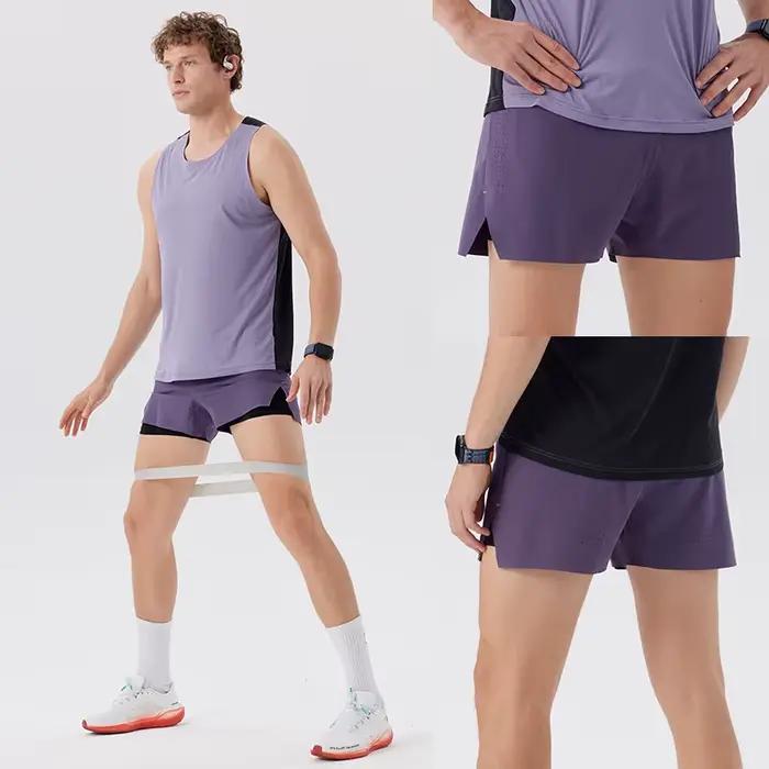 Short de course pour hommes, vêtements de sport, Fitness, entraînement, Jogging, confortables, respi