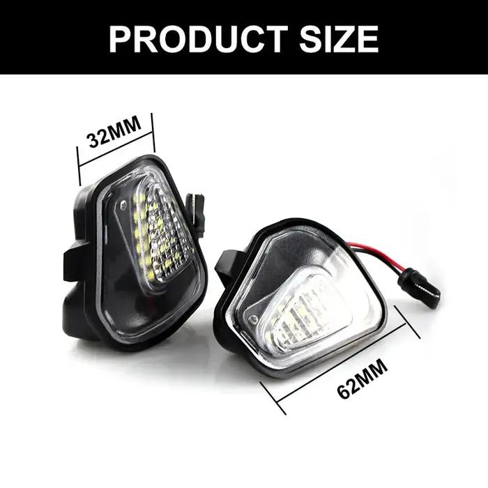 Ampoule LED pour rétroviseur latéral, Canbus, 2 pièces, pour VW Volkswagen EOS Beetle CC Passat B7 3