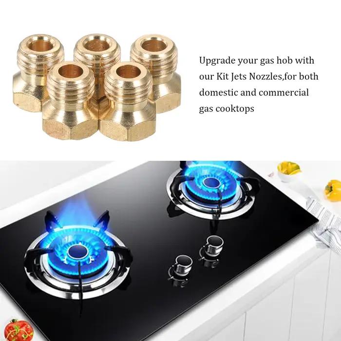 Kit de Conversion gpl pour cuisinière à gaz, 5 pièces, buses de Jets, injecteurs de Propane 70 87 70