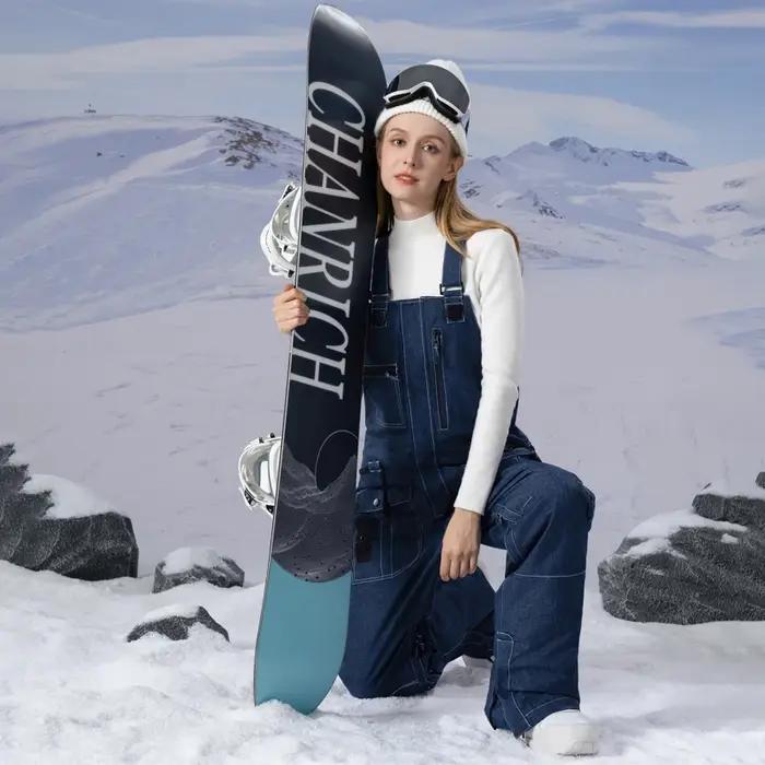 Pantalon de ski pour hommes et femmes, coupe-vent, imperméable, pantalon de neige épais, sports de plein air, snowboard, pantalon en jean respirant