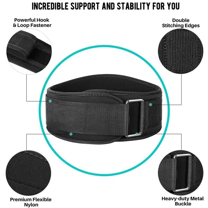 Ceinture de soutien de taille pour hommes, Support dorsal réglable pour Squat profond, haltère de po