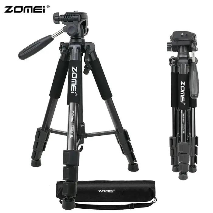 ZOMEI-Trépied de voyage portable professionnel Q111, trépied d'appareil photo en alliage d'aluminium