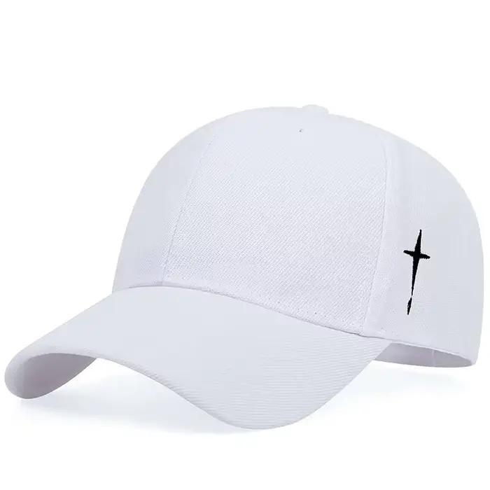 Casquettes de Baseball unisexes simples avec broderie de gouttes d'eau croisées, chapeau décontracté