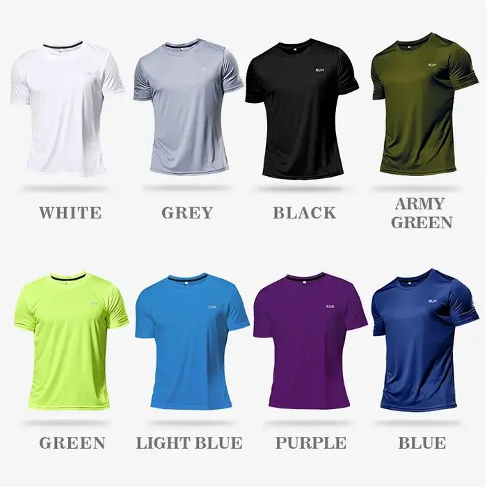 T-shirt sport homme polyester séchage rapide : pour fitness