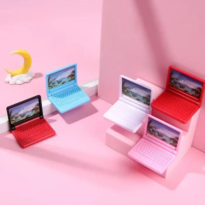 Maison de courses l'inventaire pliable pour enfants, ordinateur moderne, meubles de jouets pour poup