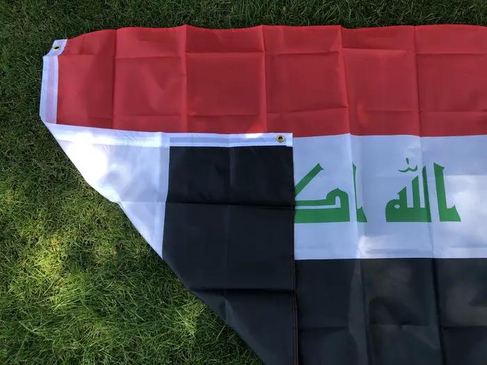 Drapeau SKY livraison gratuite drapeau irak Nation 90x150 cm 3 pieds x 5 pieds bannière en Polyester
