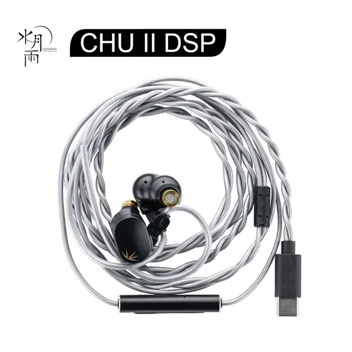 MOONDROP CHU II DSP TYPE-C écouteurs pilote dynamique haute Performance USB-C moniteurs intra-auricu