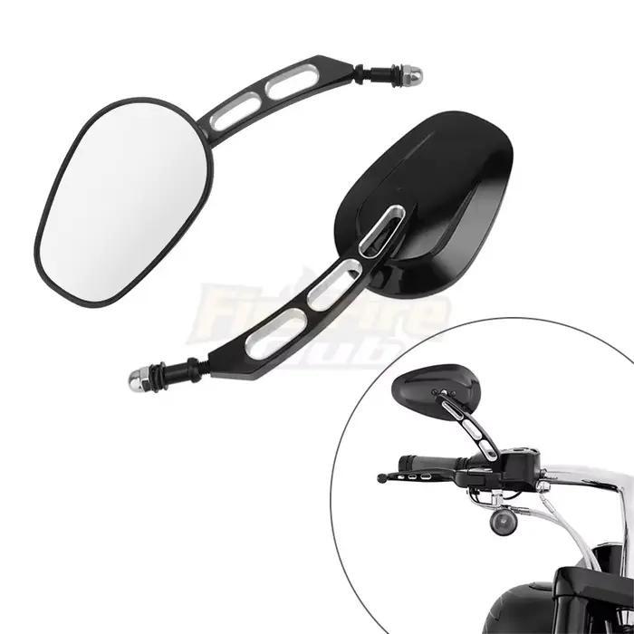 Rétroviseurs de moto rétroviseurs en verre rétroviseur latéral droit gauche pour Harley 883 1200 48