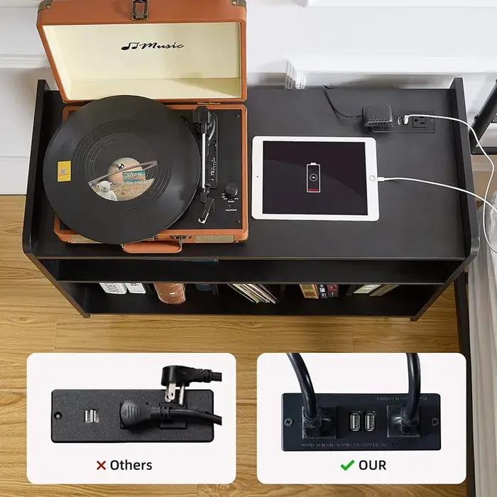 Enregistrement audio T1 à 2 étagères avec interface USB