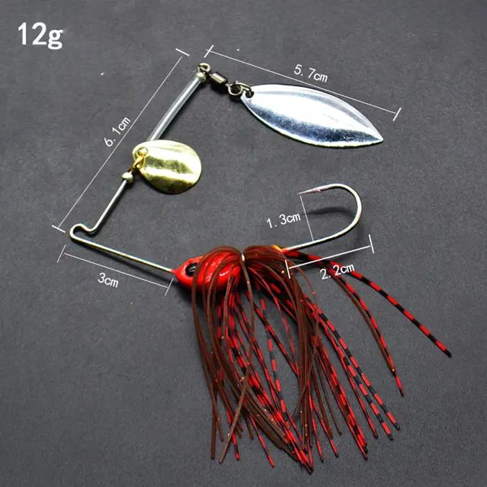 1 pièces leurre de pêche 12/17g Wobblers leurres Spinners cuillère appât pour brochet pêche attirail