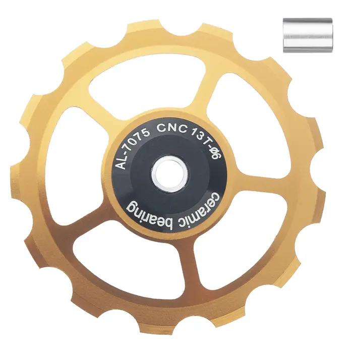 Galet de dérailleur arrière de vélo VTT à roulement céramique, rouleau guide de vélo de route en AL7