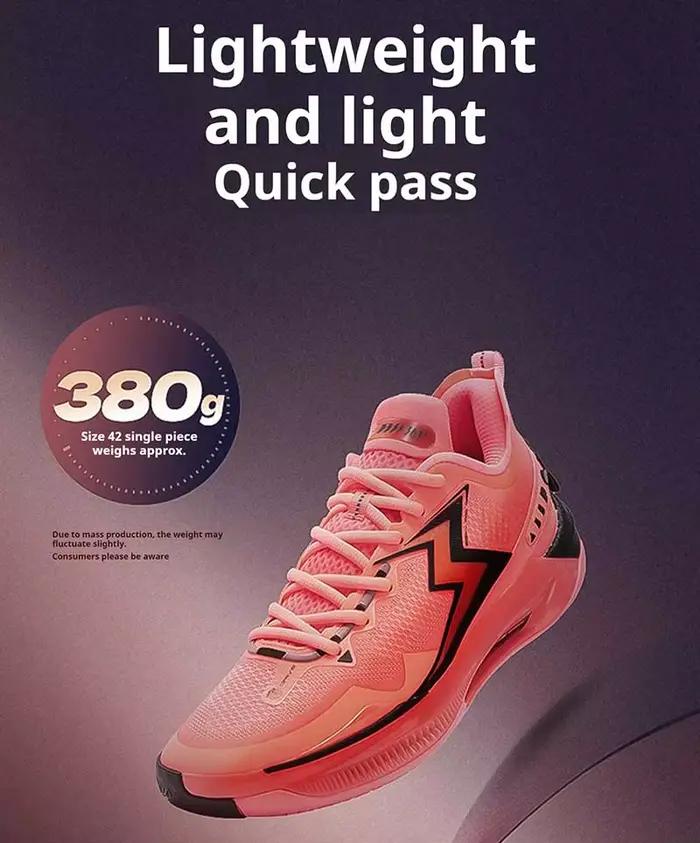 361 degrés BIG3 5.0 Quick Pro hommes chaussures de basket-ball plaque de carbone respirant Stable Fl