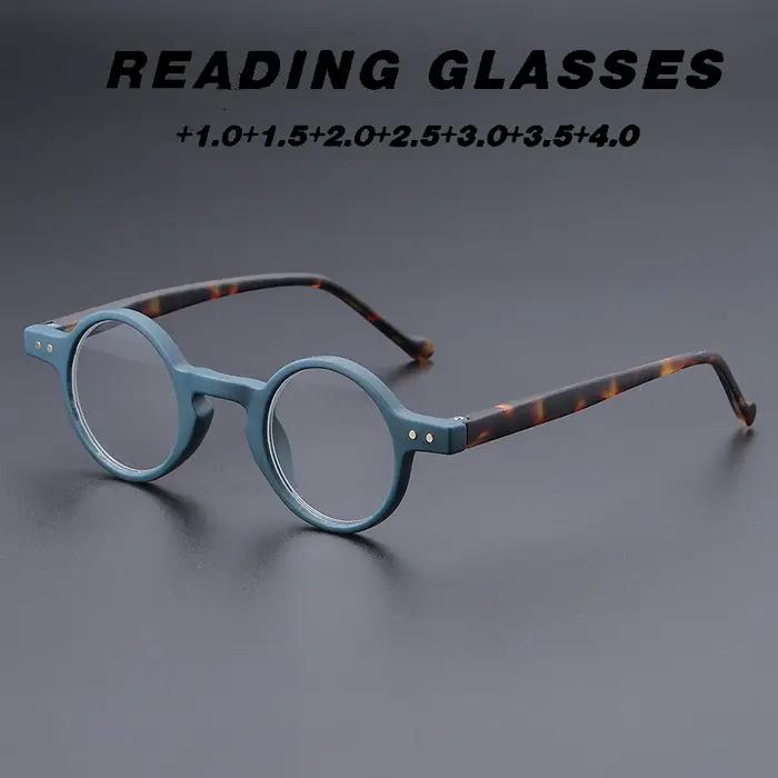 Lunettes de lecture rétro japonaises en écaille de tortue, à la mode, polyvalentes, petite monture r