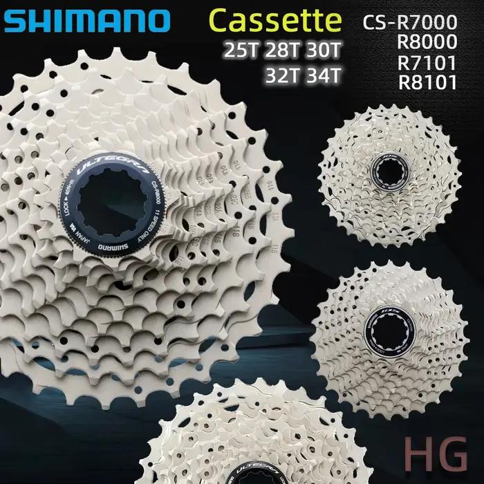 Shimano Ultegra R8000 105 R7000 11V vitesse vélo de route Cassette CS-R8000 11-25t 11-28t 11-30t 11-