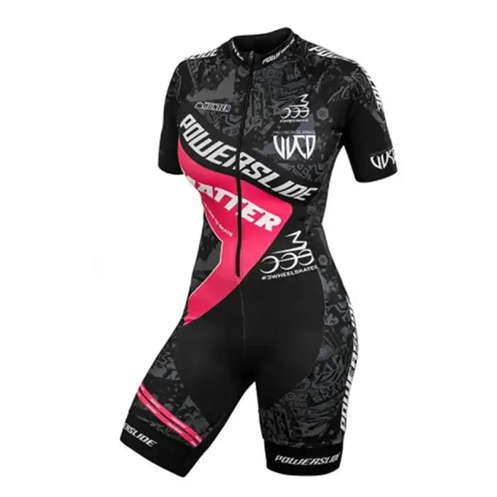 Combinaison de vitesse croate pour femmes, ensemble de patin de vitesse en ligne, combinaison de cyc