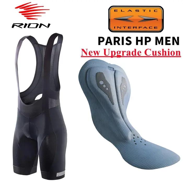 Short cyclisme hommes RION cuissard rembourré longue distance VTT coupe ajustée interface élastique