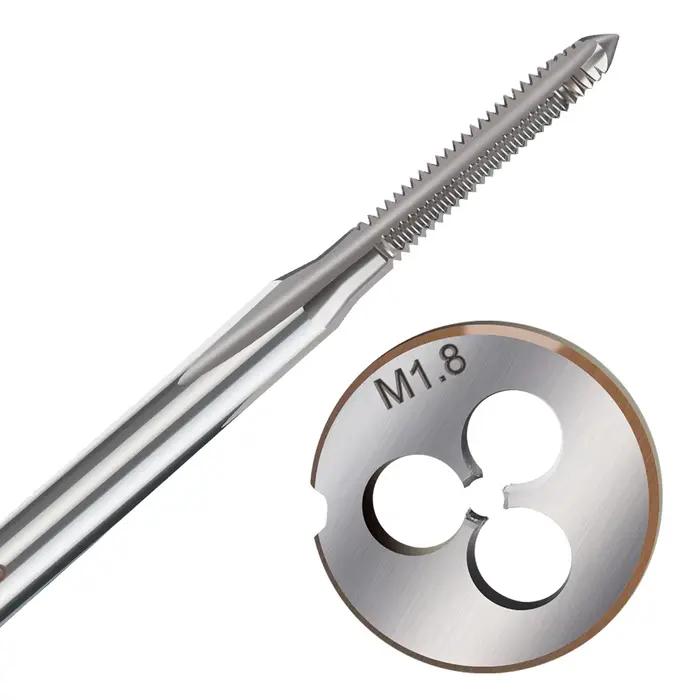 XCAN M1-M9 – jeu de tarauds et filières à filetage droitier, outil de filetage HSS, filetage à vis,