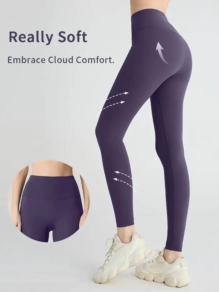 Leggings yoga femme taille haute levage hanche fitness course cyclisme respirant
