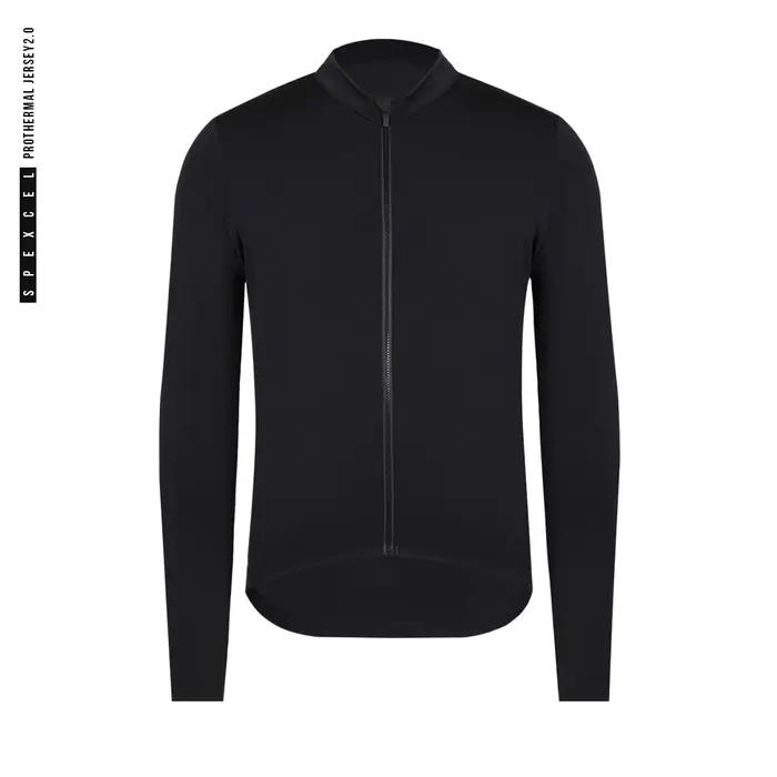 SPEXCEL-Maillot de Cyclisme Thermique Smile, Manches sulf, NikPolaire d'Hiver, 10-20 Leuven Ride, Pr