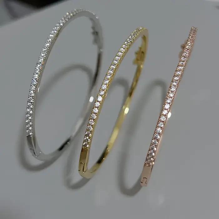 Top qualité mode beau bracelet pur Sterling 925 bijoux en argent pour les femmes conception bracelet