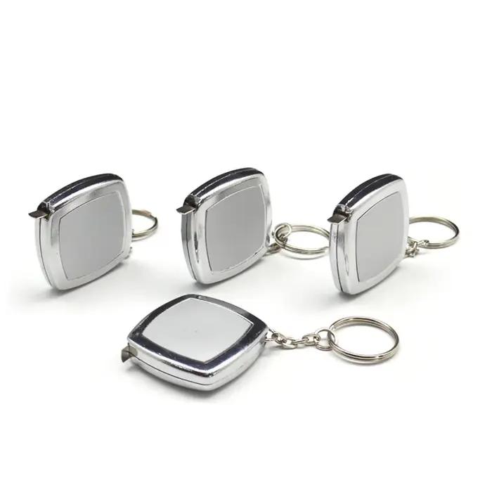 2 mètres petit ruban à mesurer porte-clés petit ruban à mesurer en acier Mini poche Portable Compact