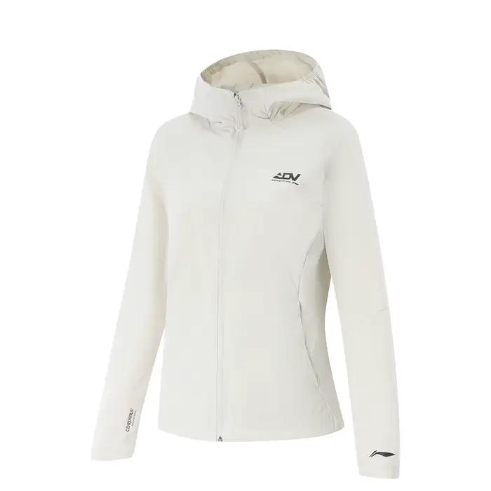 Li-Ning Veste de course coupe-vent pour femme LN WIND PROOF confortable, imperméable, respirante, sa