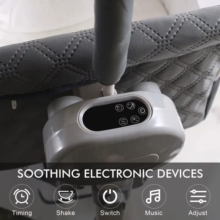 Berceau électrique intelligent pour bébé, berceau à bascule automatique, Bluetooth, musique, minuter