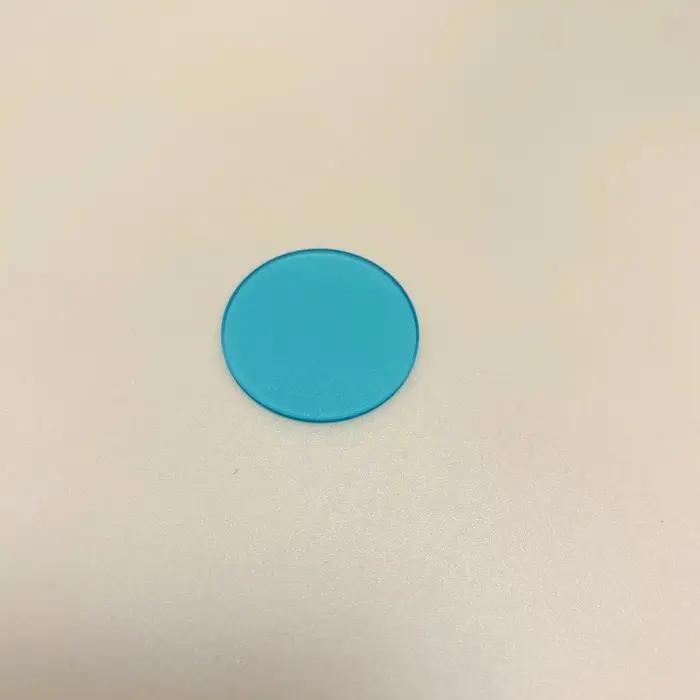 Filtre de coupe IR ICF de forme ronde, taille 27.5mm de diamètre 1.5mm d'épaisseur pour caméra de ci