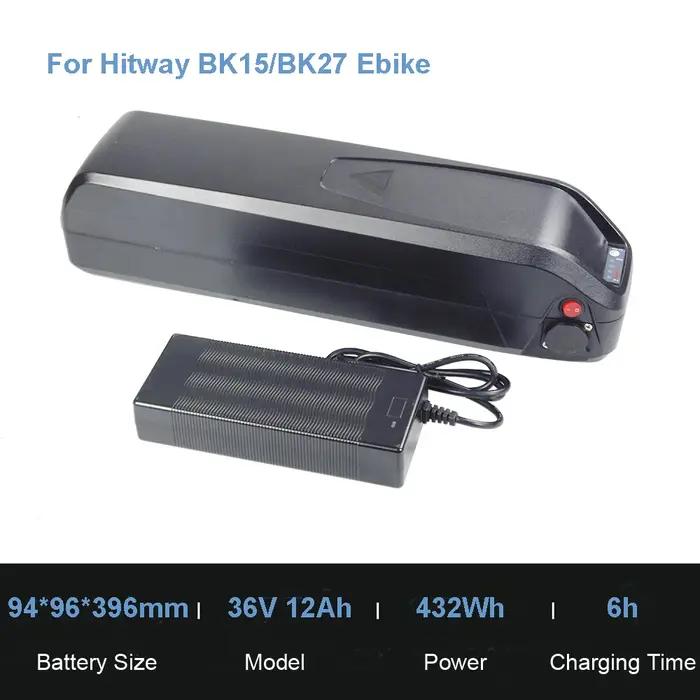 Batteries de vélo électrique 36V 48V 12Ah 15Ah 20Ah batterie Li-ion pour Hitway Colorway BK15 BK27 B