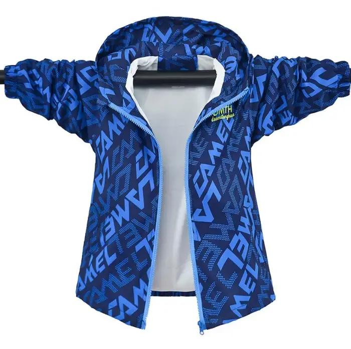 Veste de mode coréenne pour filles et adolescentes, manteau à capuche dégradé décontracté pour garço
