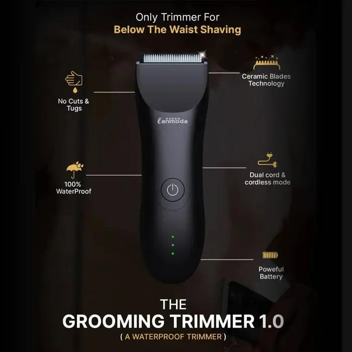 Tondeuse électrique pour hommes, corps pubien, sous la ceinture, Bikini, épilateur, étanche, Manscap