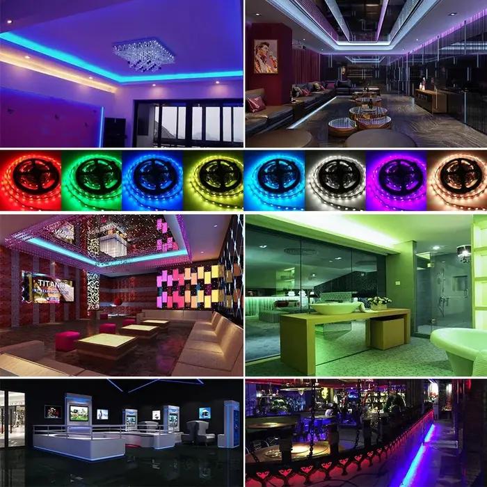 30 LED s/m 5050 bande LED 5 M LED bande lumineuse ruban LED 15 M 20 M 30 M rgb LED bande de diode Bl