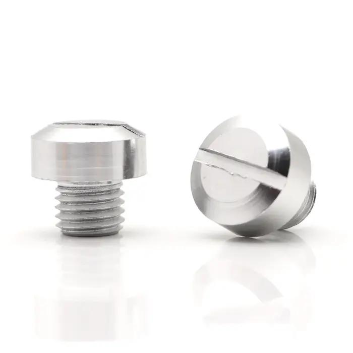 2 pièces universel moto CNC M10 * 1.25 M8 * 1.25 trou de miroir bouchon vis boulons couvre bouchons